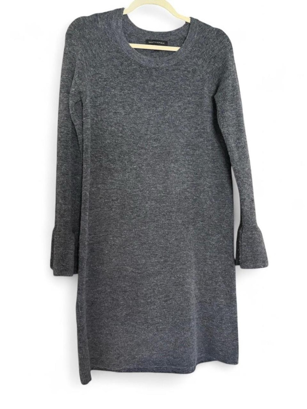 Banana Republic Classic Gray Knit Sweater Dress - Women's